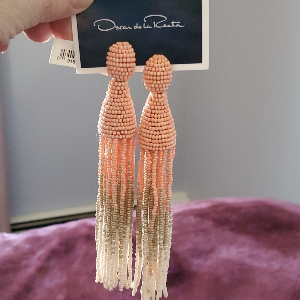 Oscar de la Renta earrings